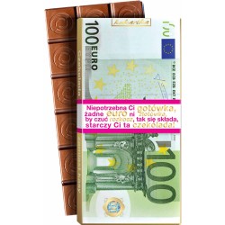 CZK-122 100 Euro - Czekolada Mleczna 100g