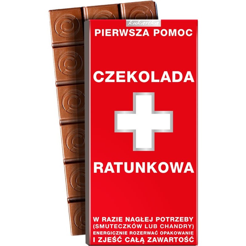 CZK-044 Ratunkowa - Czekolada Mleczna 100g