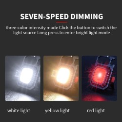 W5130 USB-C Latarka Mini LED Breloczek