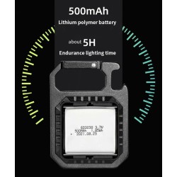 W5130 USB-C Latarka Mini LED Breloczek
