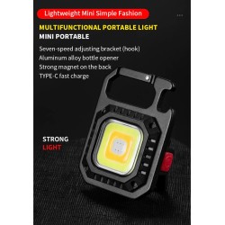 W5130 USB-C Latarka Mini LED Breloczek