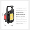 W5130 USB-C Latarka Mini LED Breloczek