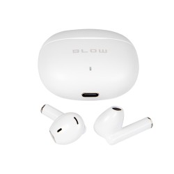 32-824# Słuchawki BLOW Earbuds ENC WHITE