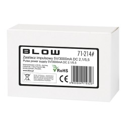 Zasilacz impulsowy 5v/3a 2,1/5,5 71-214#
