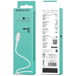 BX16 Kabel USB-A/USB-C 3A 1m Biały BOROFONE