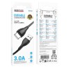 BX121 Kabel USB-A/USB-C 3.0A 1m Czarny BOROFONE