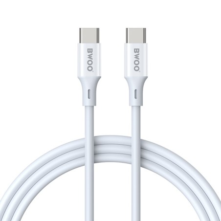 BO-X282CC Kabel USB C-USB C 60W 2M BiałyBWOO